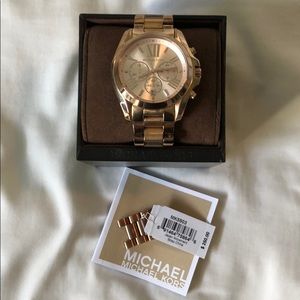 Michael Kors Bradshaw Watch in Rose Gold